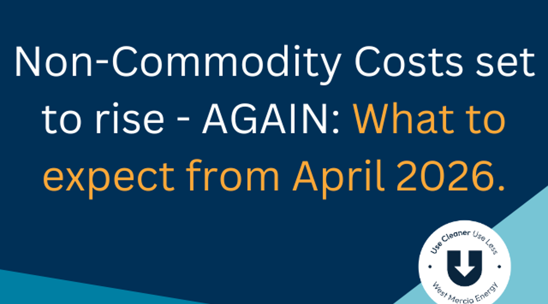 Non-Commodity Costs set to rise - AGAIN | West Mercia Energy