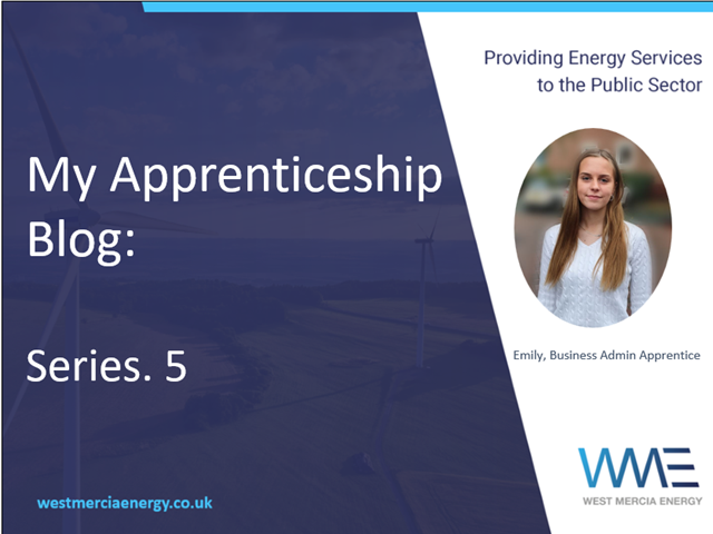 My Apprenticeship Blog: Series 5