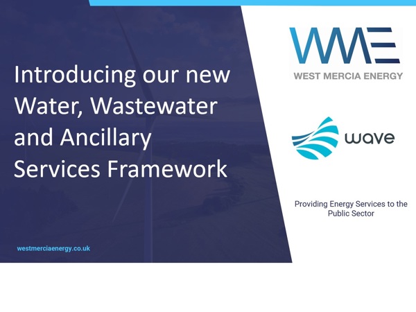 New Water, Wastewater and Ancillary Services Framework