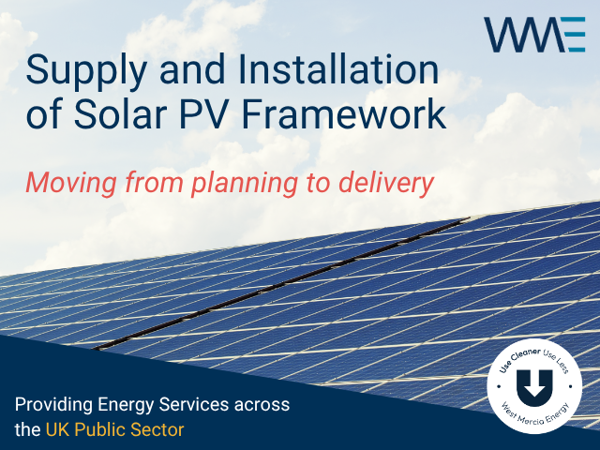 WME Launch Solar PV Framework