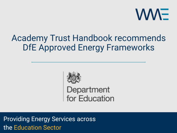 Academy Trust Handbook Recommends DfE-Approved Energy Frameworks